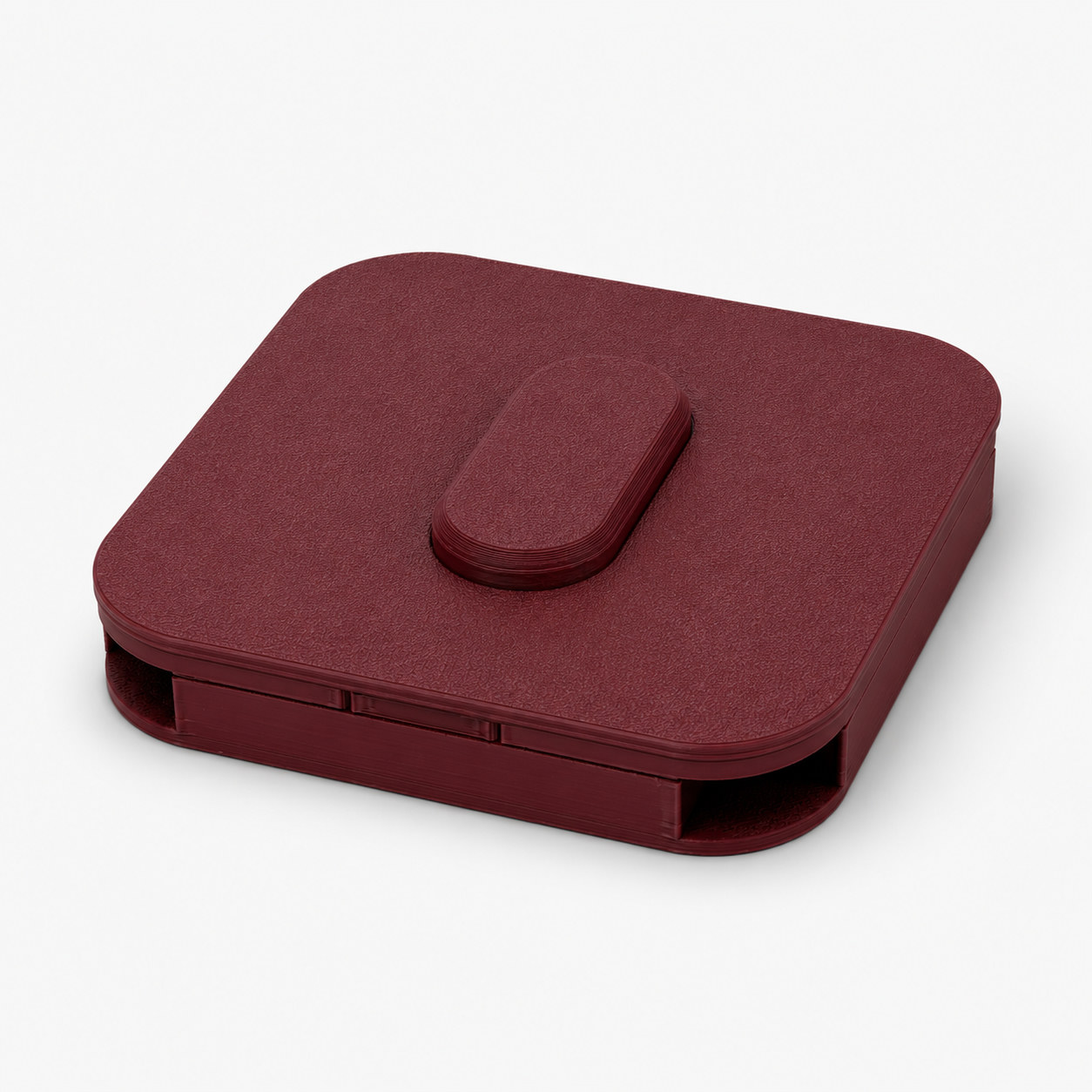 Burgundy bed bug monitor